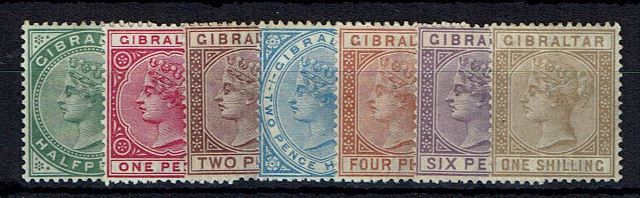 Image of Gibraltar SG 8/14 LMM British Commonwealth Stamp